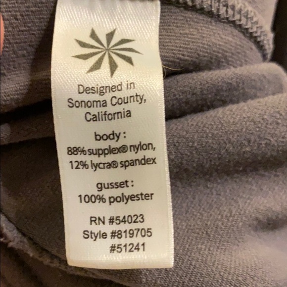 Athleta Gray Crop Cropped Leggings M Medium GUC - Picture 6 of 10